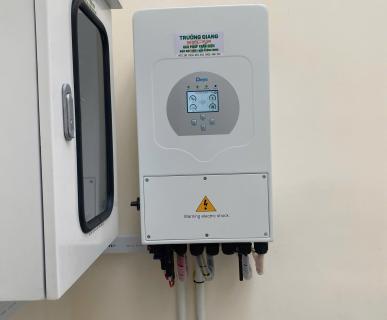 Dự &aacute;n Deye Hybrid 8kW - Lưu trữ 15Kwh Nh&agrave; C&ocirc; BH Tại Q7
